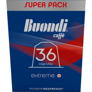 Nescafé Dolce Gusto Café Nespresso Extreme Buondi embalagem 36 unidades