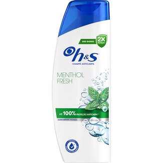 H&S Shampoo Mentol embalagem 330 ml