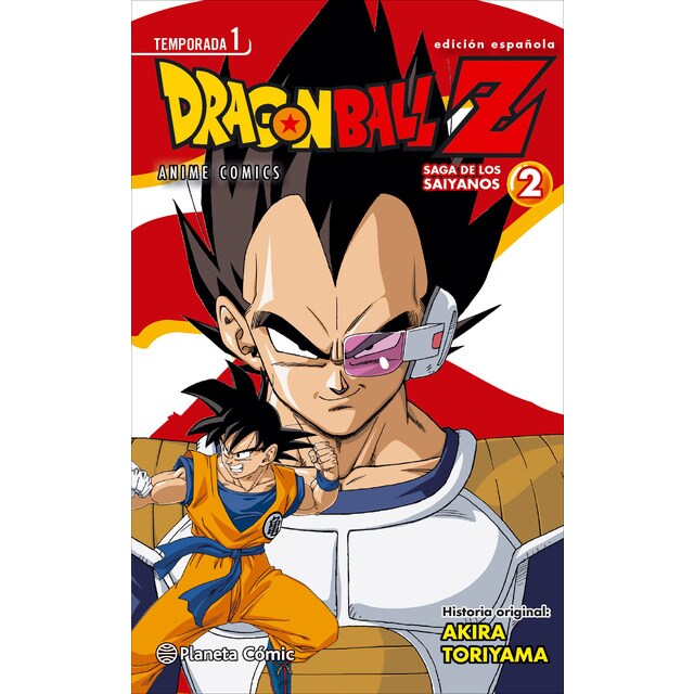 Dragon Ball Z Anime Series Saiyanos nº 02/05 (Tapa blanda con sobrecubierta)