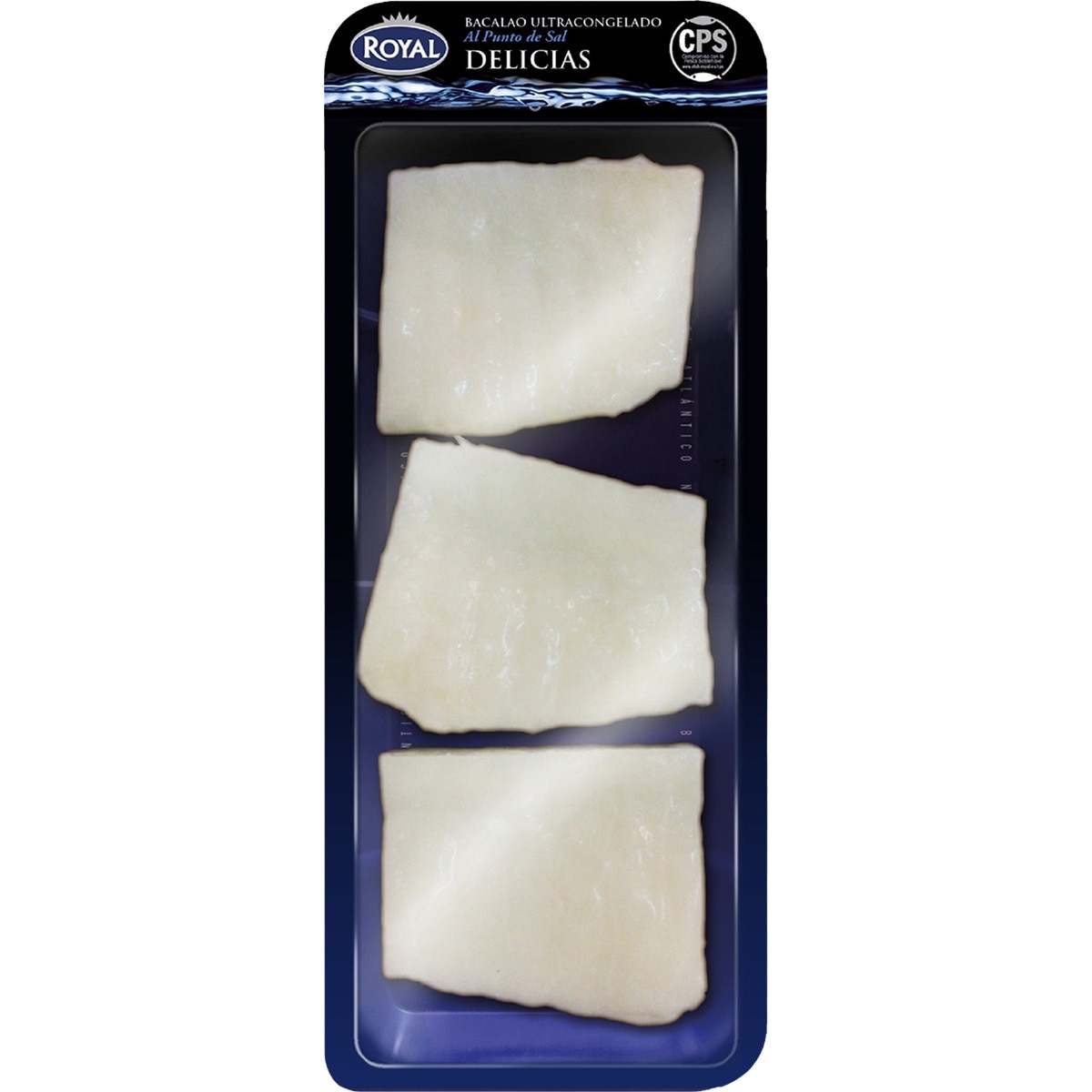 delicias de bacalao ultracongelado al punto de sal
