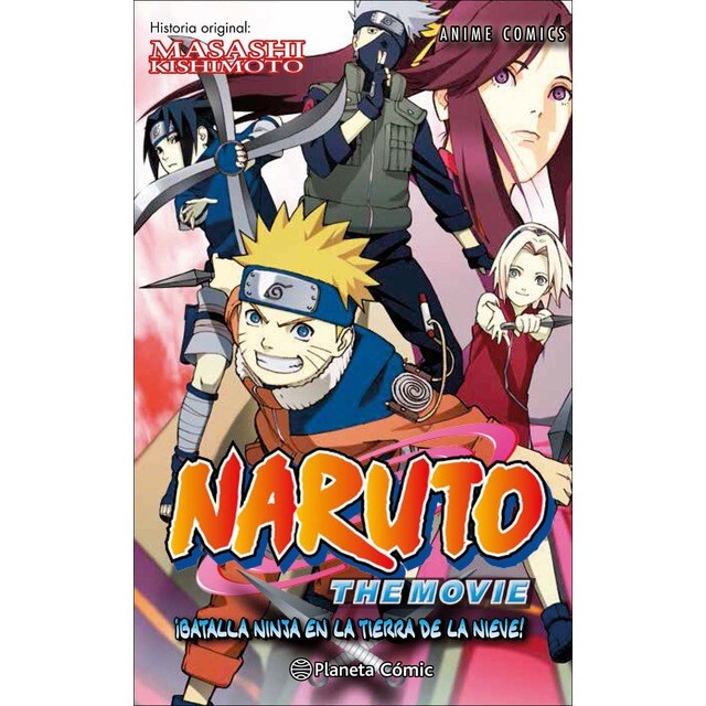 Naruto Anime Comic nº 02 ¡Batalla ninja en la tierra de la nieve! (Tapa blanda con sobrecubierta)