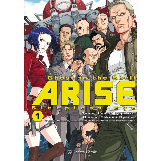 Ghost in the Shell Arise nº 01/07: Sleepless Eye (Tapa blanda con sobrecubierta)