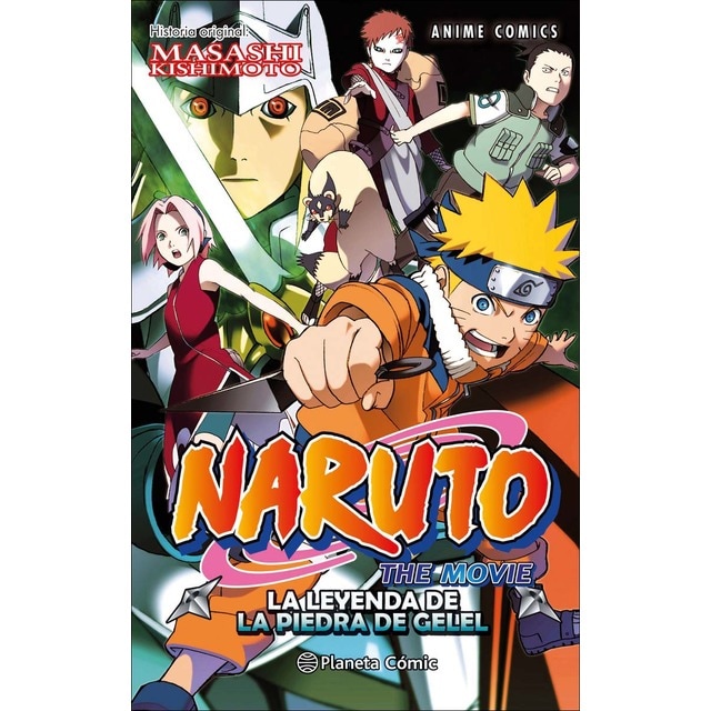 Naruto Anime Comic nº 03 La leyenda de la piedra de Gelel (Tapa blanda con sobrecubierta)
