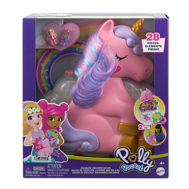 Polly Pocket Cofre Salon Unicornio Polly Pocket El Corte Ingles