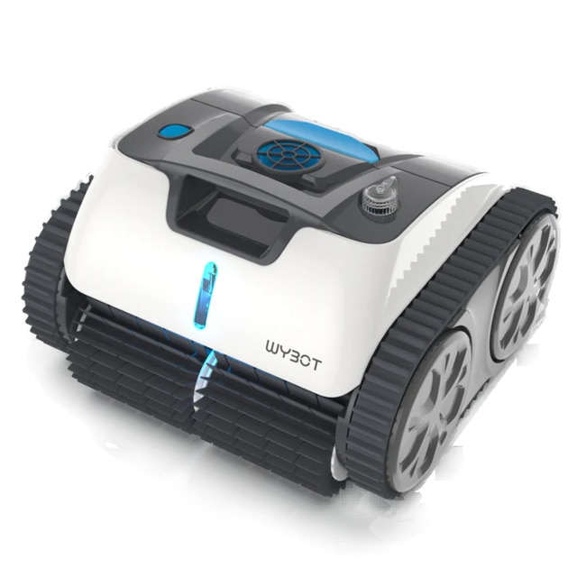 Quimicamp – Robot Limpiafondos Inalámbrico Piscina Wybot E-Tron i20.