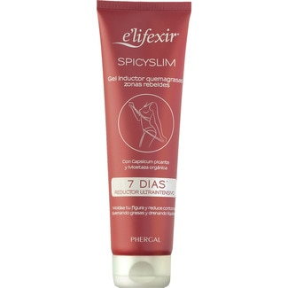 E'LIFEXIR Dermo Spicyslim gel inductor quemagrasas zonas rebeldes tubo 150 ml con mostaza orgánica y capsicum picante
