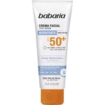 moisturising face sun cream with hyaluronic acid SPF-50+ tube 75 ml for all skin types