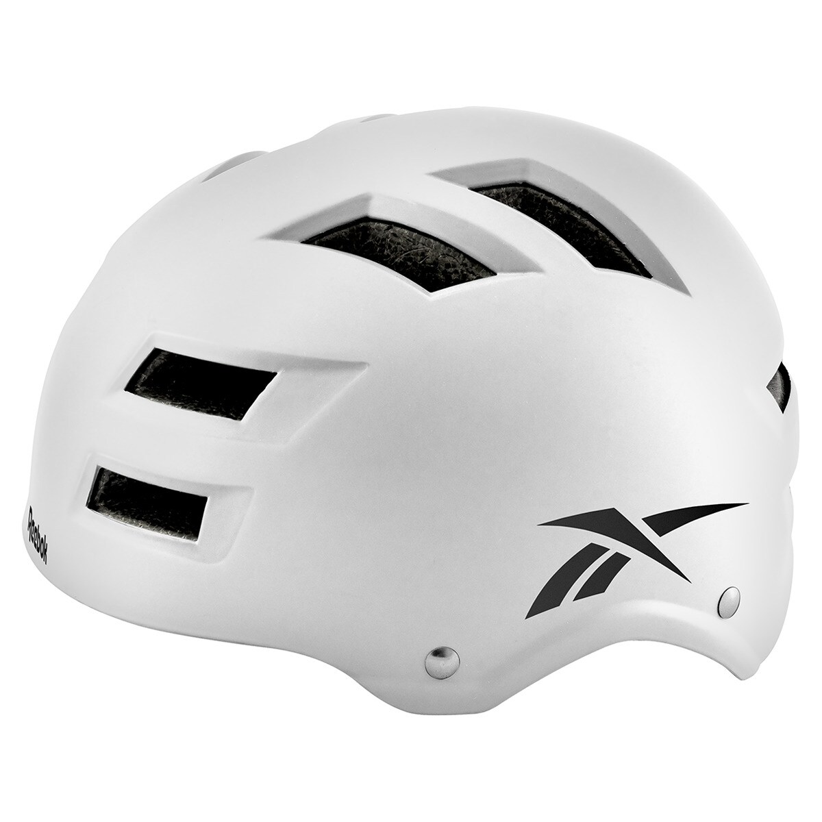 Reebok - Casco protector Reebok Free Style blanco mate talla M para patinetes y bicicletas.