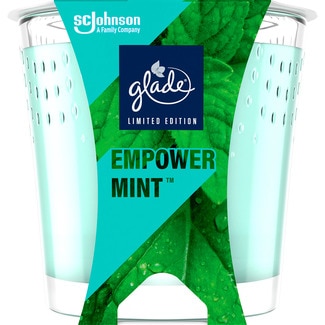Glade Vela Menta embalagem 129 g