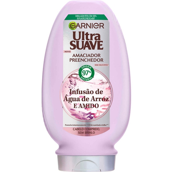 Ultra Suave Amaciador Água de Arroz embalagem 400 ml