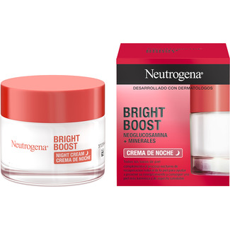NEUTROGENA Bright Boost crema facial de noche tarro 50 ml ayuda a prevenir su envejecimiento