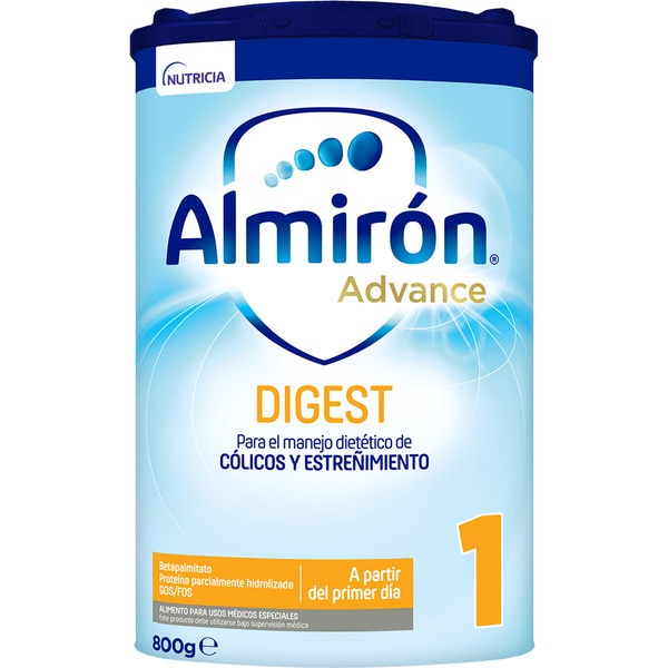 Advance 1 Digest leche para lactantes desde el primer día box 800 g para el manejo dietético de cólicos y estreñimiento