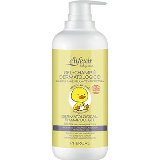 E'LIFEXIR Baby Care gel- champú dermatológico 500 ml limpieza suave y delicada, relajante y protectora