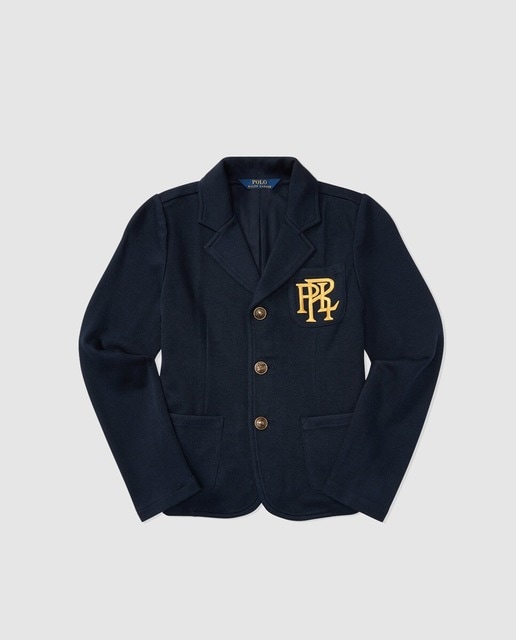 Blazer de niña Polo Ralph Lauren en azul con bordado