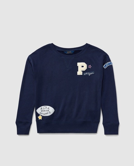 Sudadera de niña Polo Ralph Lauren en azul