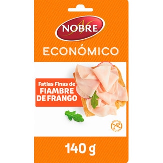 Nobre Fiambre de Frango Fatias Finas Económico unidade 140 g