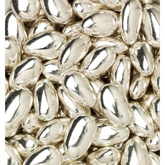 Maxtris Amêndoas Cobertas Prateadas ao peso kg