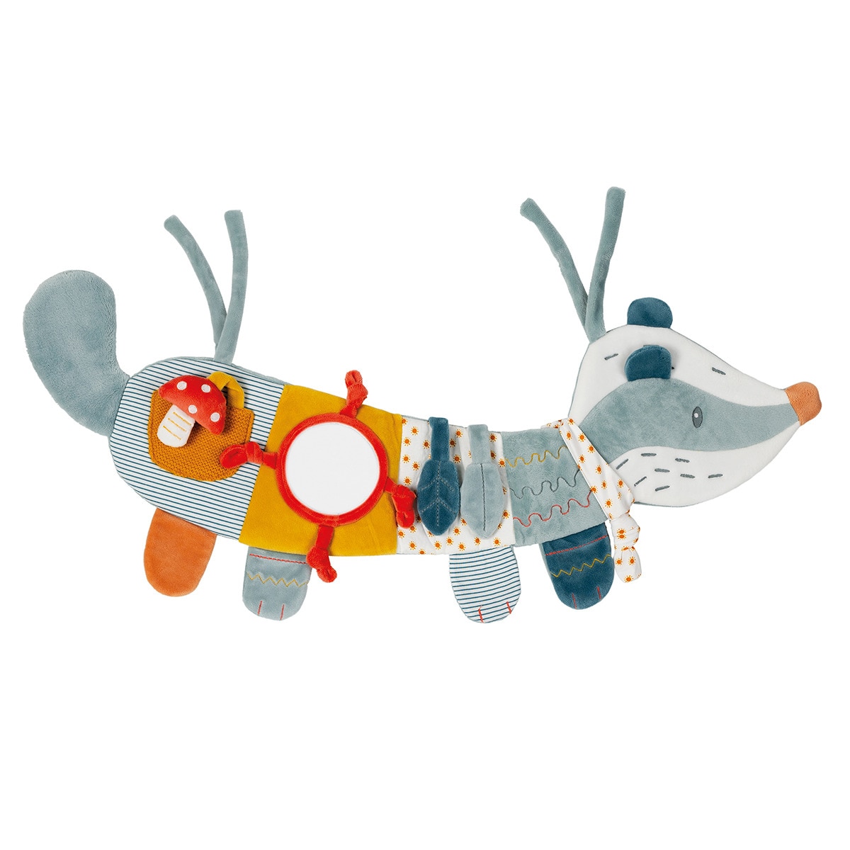 Nattou – Panel actividades tejón Nattou para cuna colección Felix&Leo.