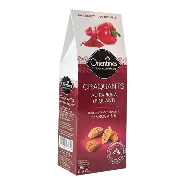 Galletas crujientes con pimentón Orientines