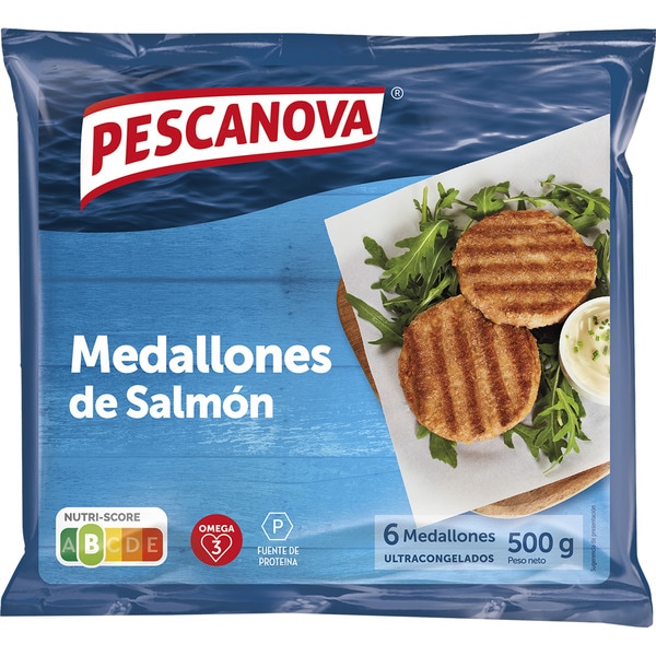 medallones de salmón bolsa 500 g