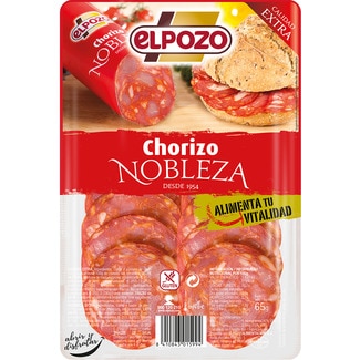 ELPOZO Nobleza Chorizo extra in Scheiben glutenfrei Behälter 65 g