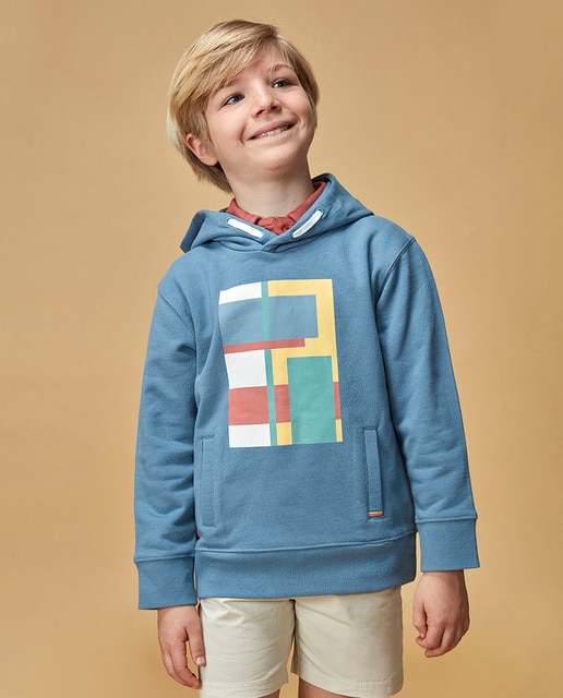 Sudadera gráfico geométrico