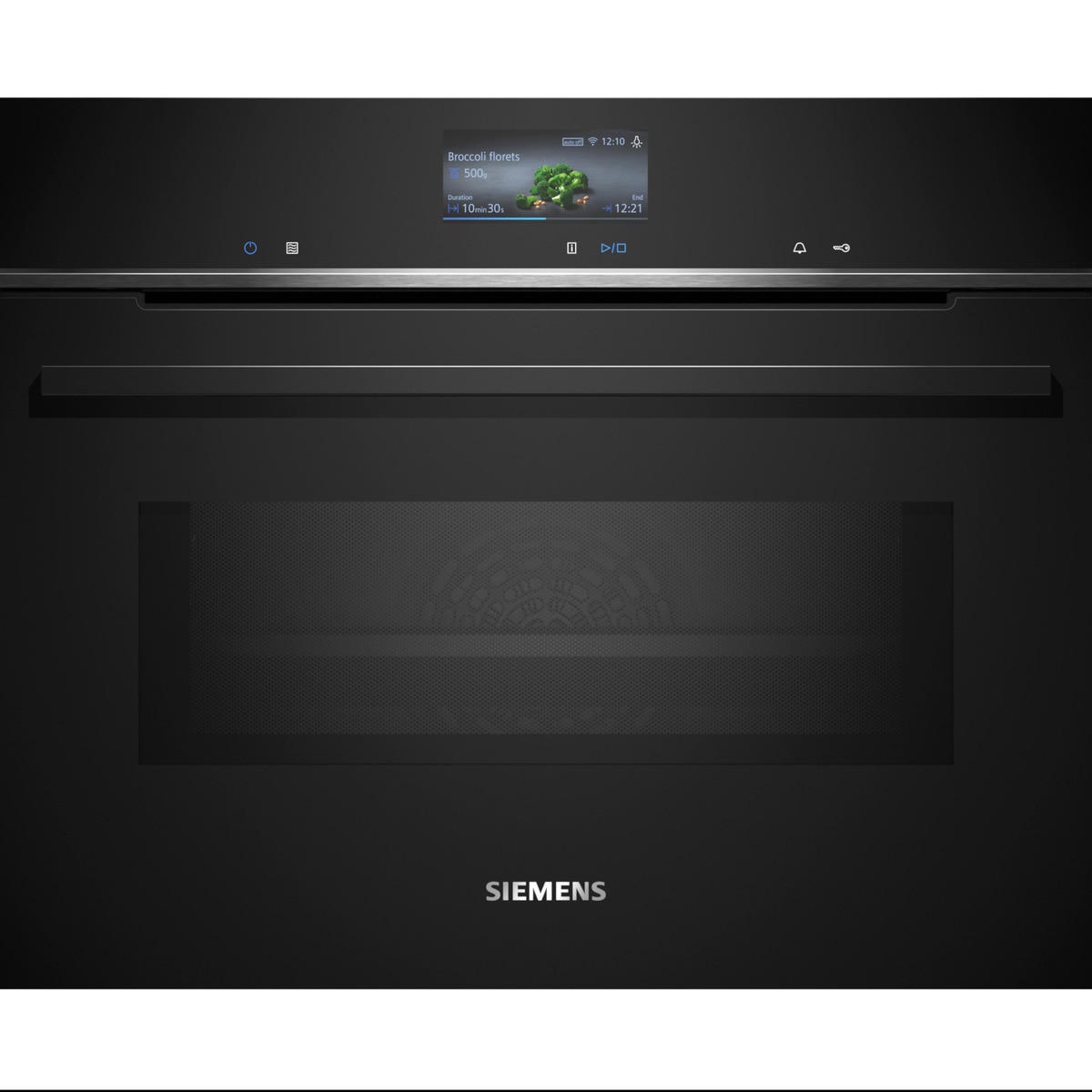 Siemens – Horno compacto Siemens con función microondas – CM776GKB1.