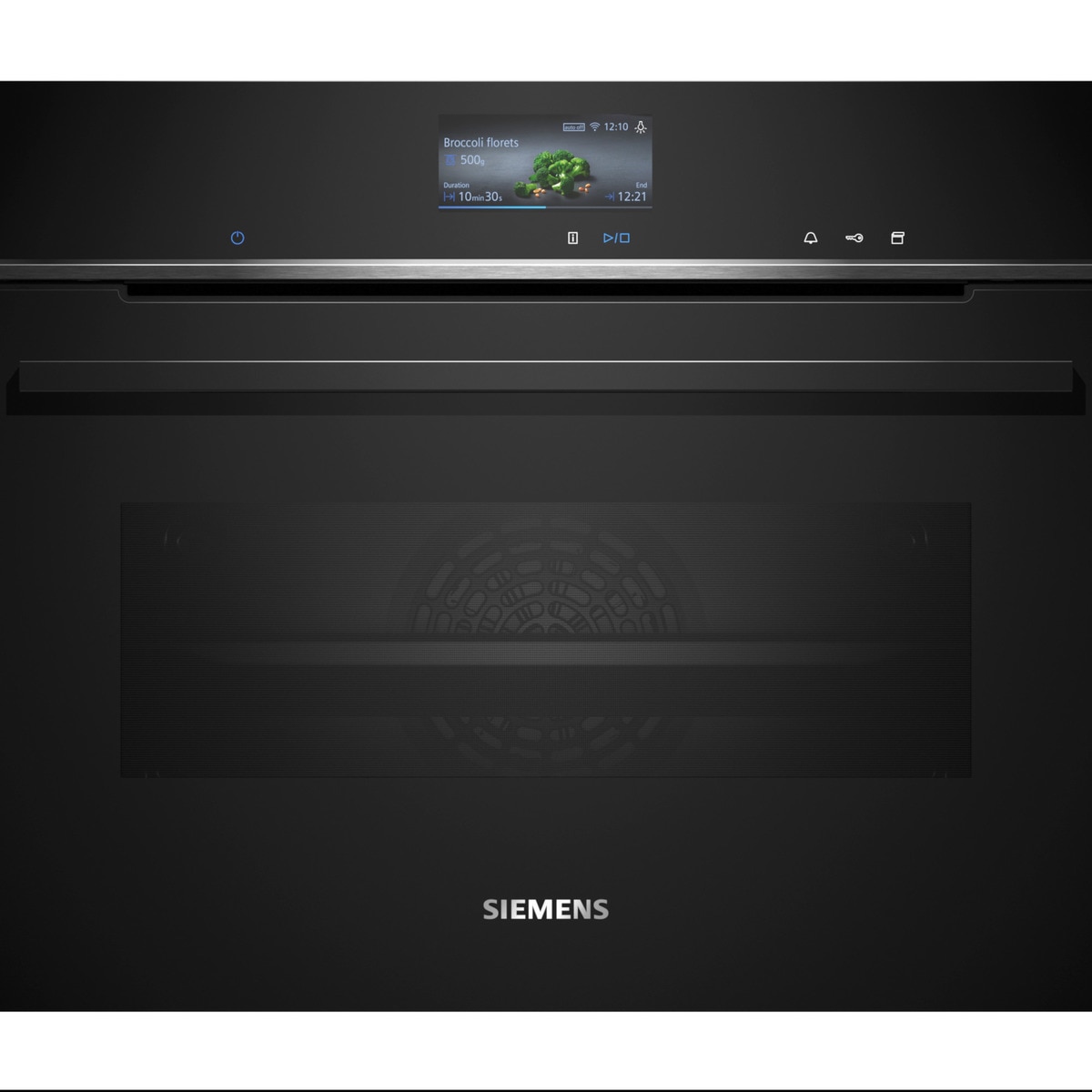 Siemens – Horno compacto Siemens con función vapor 100% – CS736G1B1.