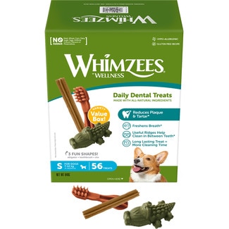 WHIMZEES Dental snacks for mini and small breed dogs container 840 g