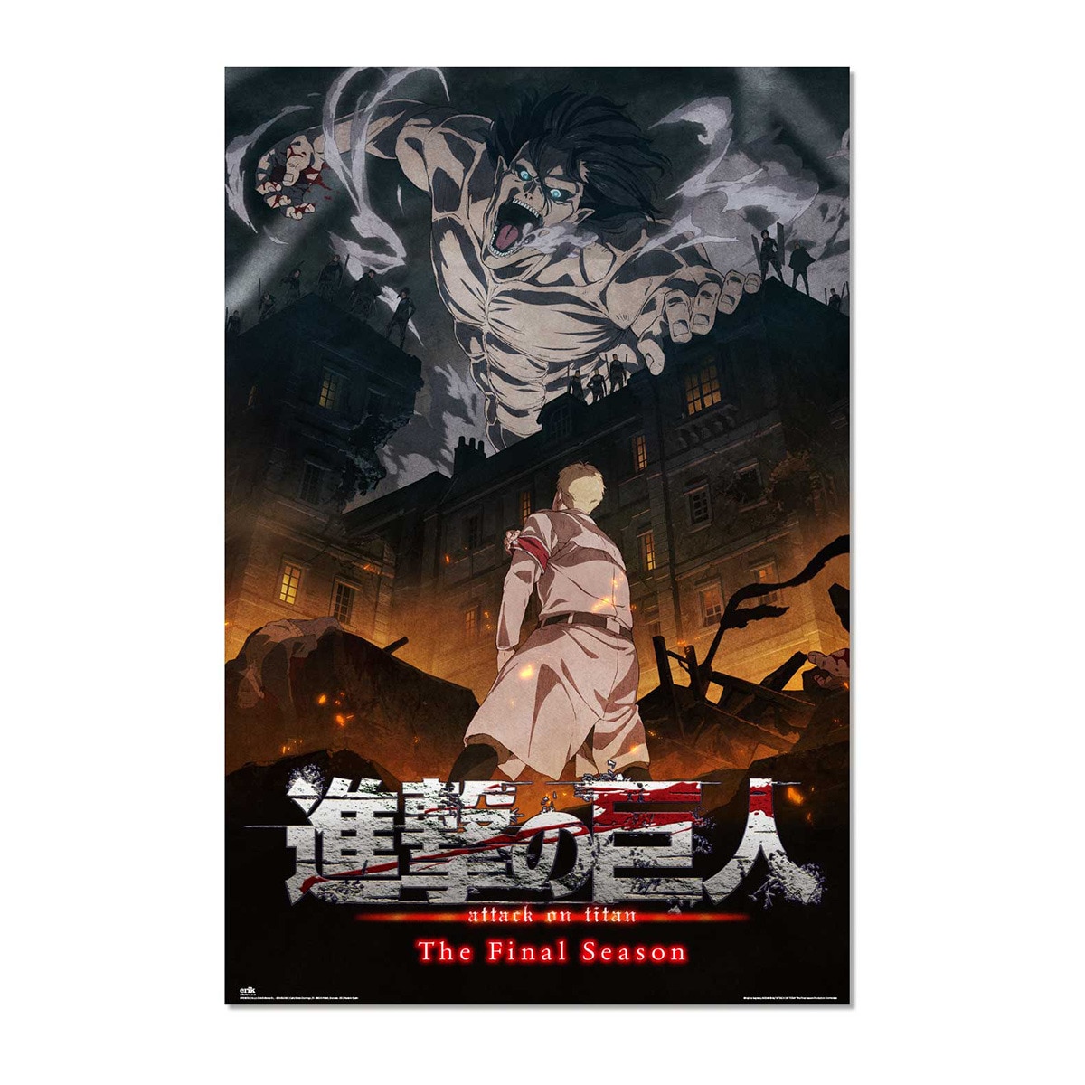 Erik - Póster Assault Attack On Titan Erik.