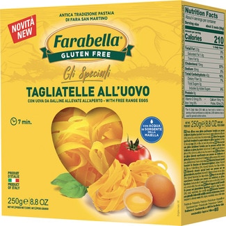 FARABELLA Tagliatelle al huevo sin gluten bandeja 250 g