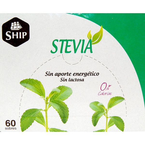 stevia 0% calorias sin lactosa envase 60 sobres