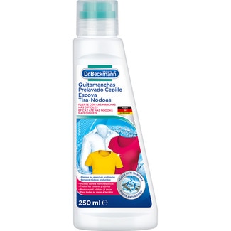 DR.BECKMANN quitamanchas para ropa prelavado cepillo escoba botella 250 ml