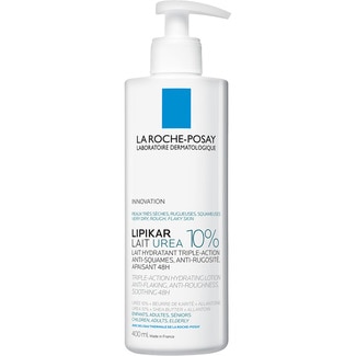 LA ROCHE POSAY Lipikar Urea 5+ leche corporal para piel extremadamente seca en adultos dosificador 400 ml