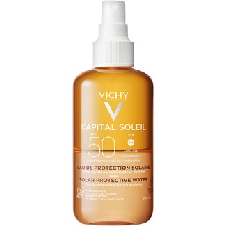 VICHY CAPITAL SOLEIL agua protectora Luminosidad SPF 50 spray 200 ml