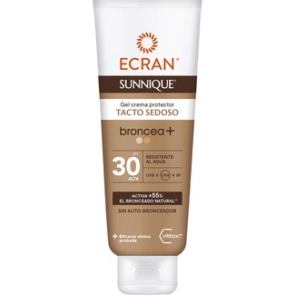 ECRAN Sunnique seidiges Sonnenschutz-Cremegel Boncea+ vitEox 80 SPF-30 Rohr 250 ml wasserbeständig