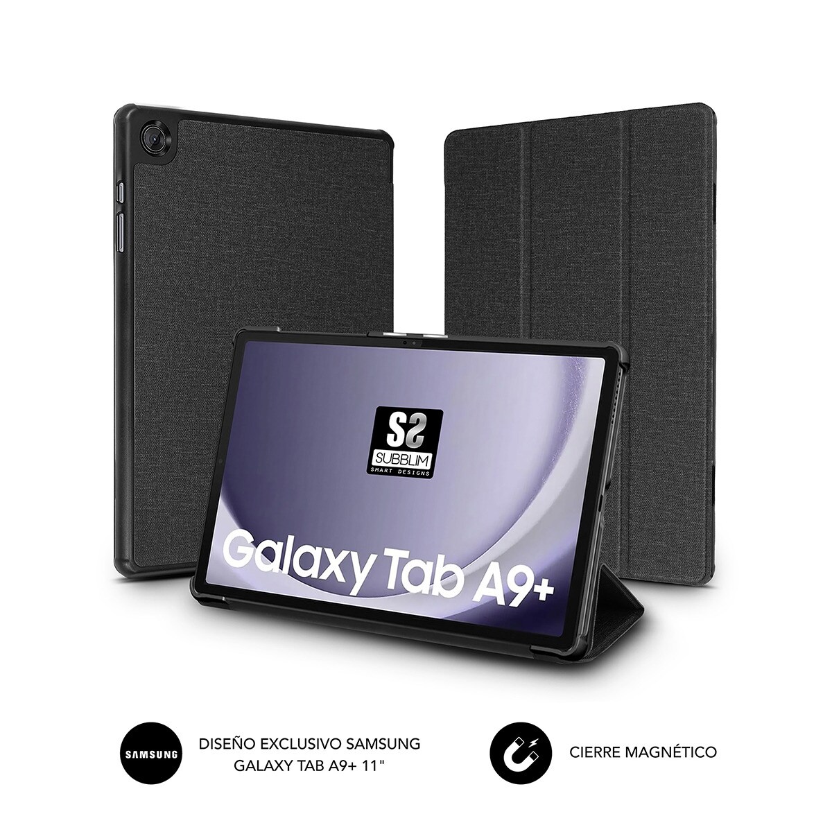 Capa Subblim Shock Case para Tablet Samsung Galaxy Tab A9+ 11" (2023) - Preto Preto-5