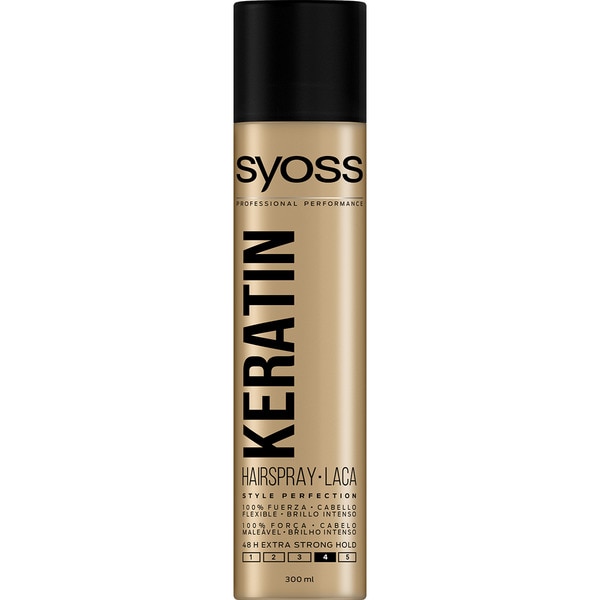 Keratin laca fijación Brillo Intenso spray 300 ml