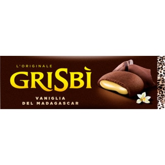 Grisbi Bolachas de Baunilha Cremosi embalagem 135 g