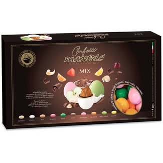 Maxtris Amêndoas Cobertas de Chocolate com sabor a Fruta ao peso kg