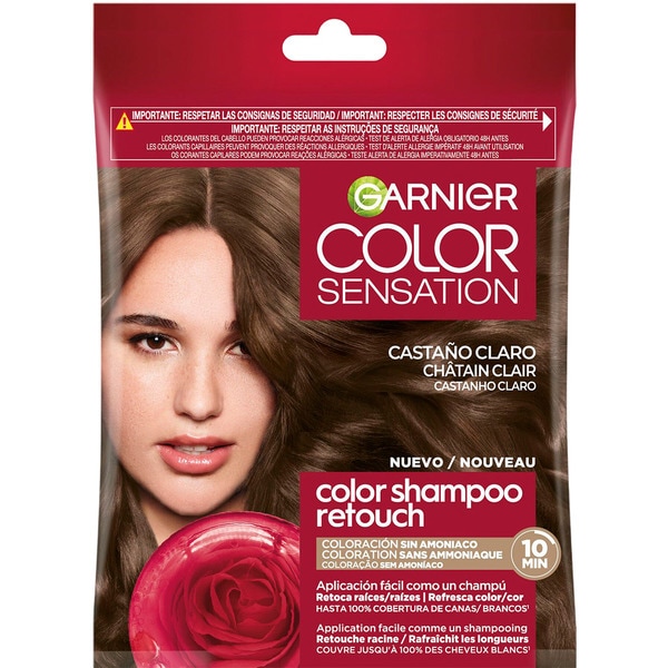 Coloração Color Sensation Shamoo Retouch 5.0 Castanho Claro embalagem 1 unidade