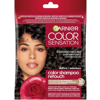 Garnier Coloração Color Sensation Shampoo Retouch 3.0 Castanho Escuro embalagem 1 unidade