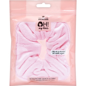 OH! MY HAIR adjustable scrunchy with towelling that absorbs moisture blister 1 each