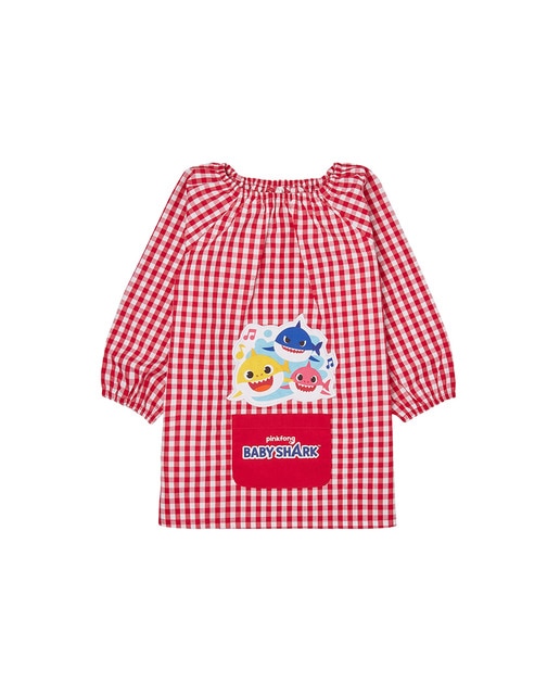 Baby de uniforme Baby Shark en rojo