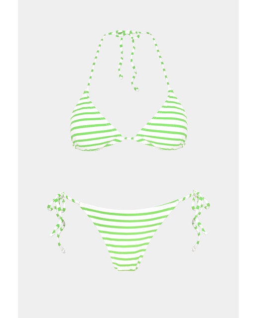 Bikini rayas triangular
