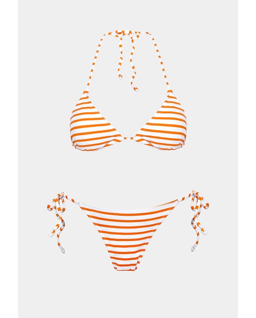 Bikini rayas triangular