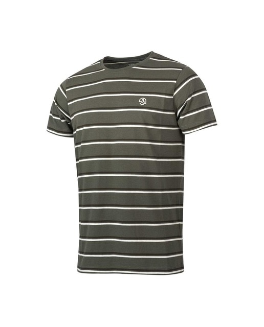 Camiseta de manga corta de rayas