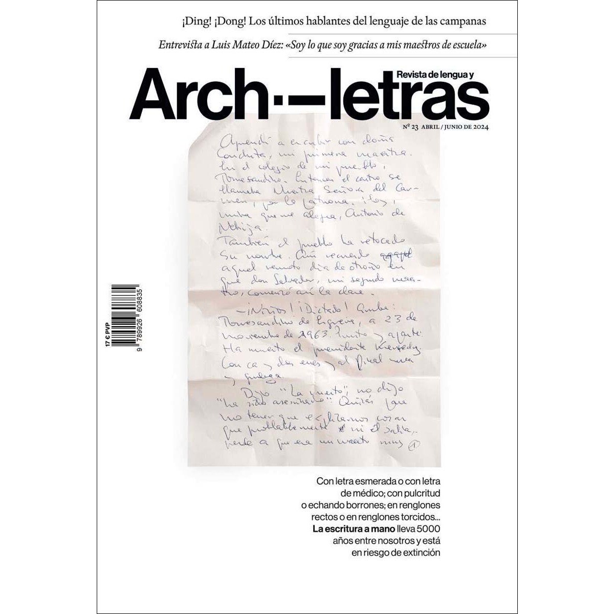 Imagem 0 de Revista archiletras 23.Revista de lengua
