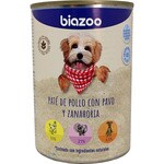 Grain Free wet dog food with chicken, turkey and carrot tin 395 g