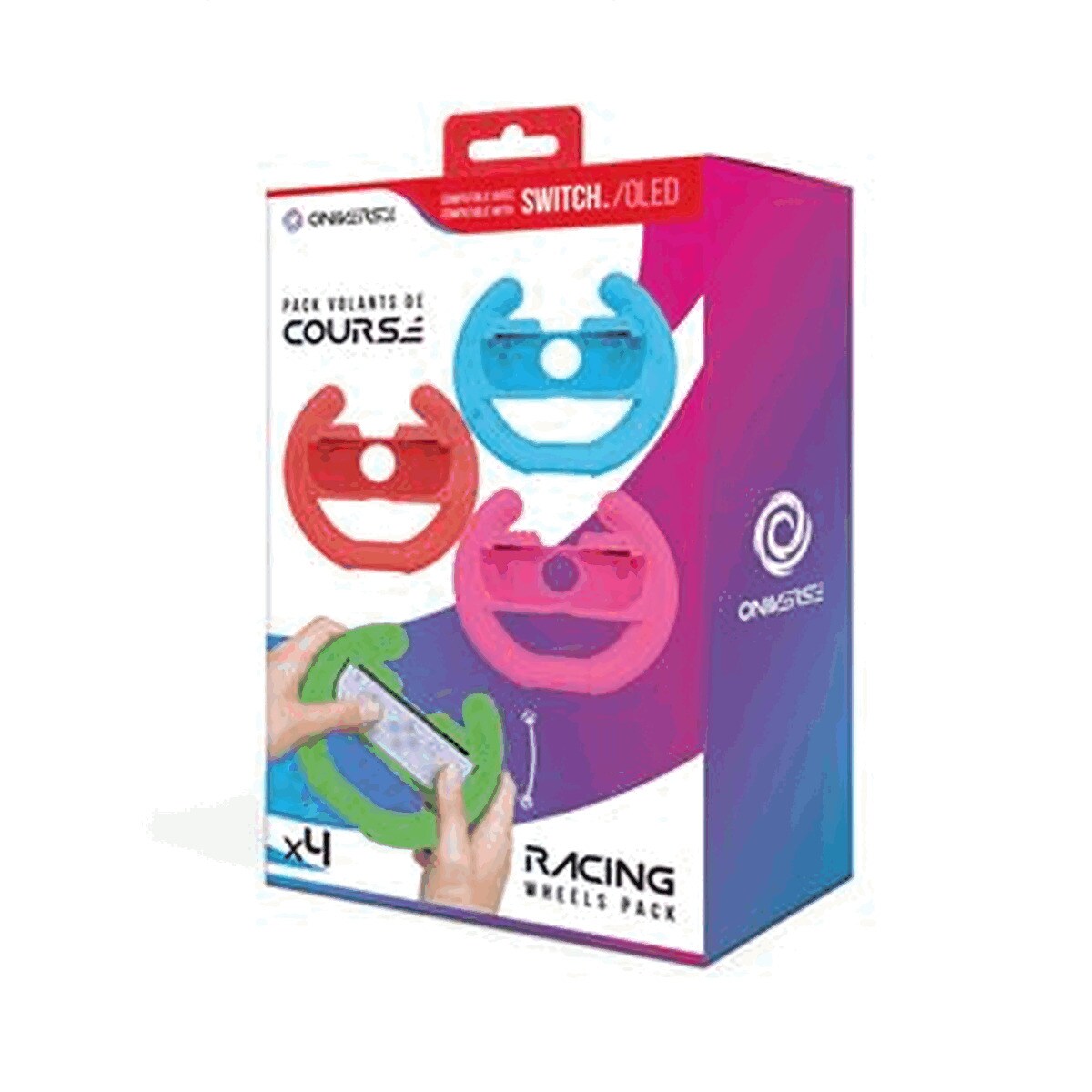 Imagem 0 de Pack 4 em 1  Oniverse Racing Wheels para Nintendo Switch Joy-Con e Nintendo Switch modelo OLED